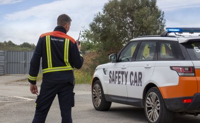 Zdravotnický záchranář – člen jednotky First Response zkušebního polygonu